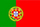 The flag of Portugal.