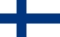 The flag of Finland.